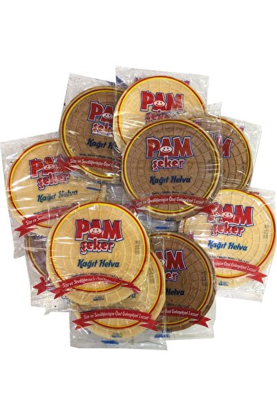 Pam Şeker حلاوة ورقية 30 جرام 10 قطع