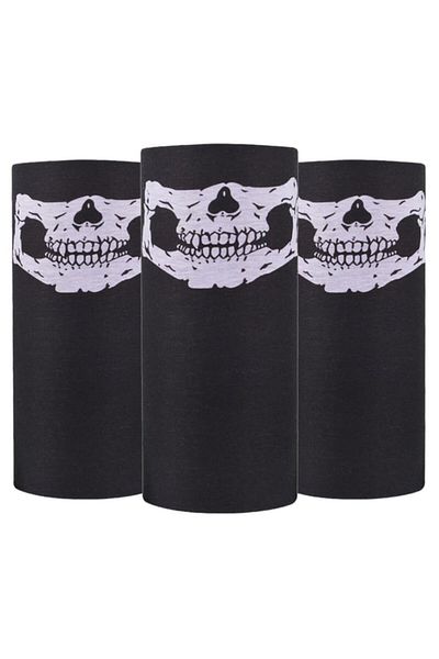 Knmaster Danger Buff Bandana Neck Collar Mask Hair Band 3 Pack