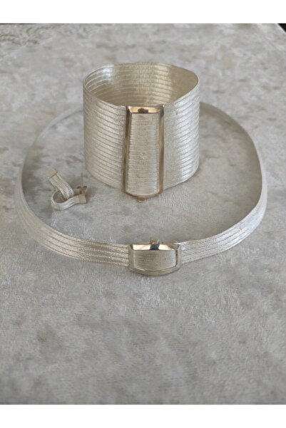 asaf kuyumculuk Trabzon Hasırı Klasik Toka 19 Sıra Bileklik 5 Sıra Gerdanlık ...