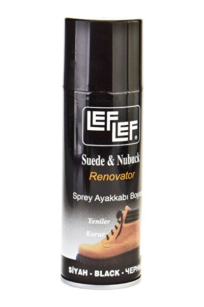 Nuri Leflef Leflef Renk Değiştirici Deri Boyası Sprey 200 ml Siyah