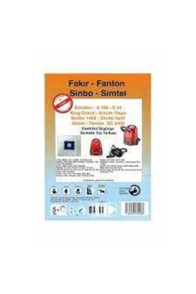 Sinbo Turuncumega Elektrik Süpürge Toz Torbası 25 Adet