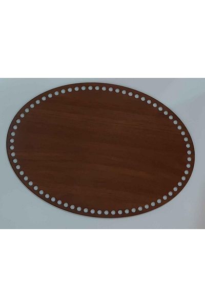 angel çanta aksesuar Дървена овална чиния 35x25 см