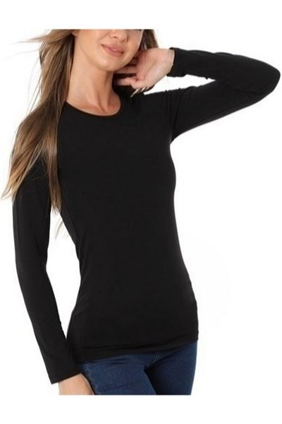 Ece Long Sleeve Crew Neck Black Body
