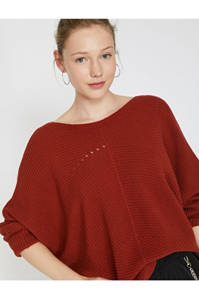 Koton Πλεκτό πουλόβερ με λαιμόκοψη