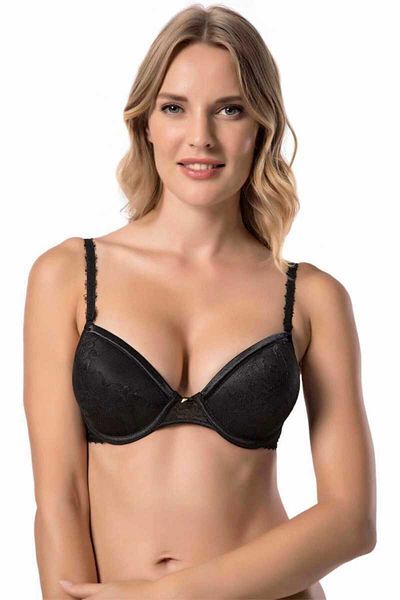 Le Jardin 7003 Vanessa (μαύρο) Δαντελένιο μαλακό σουτιέν