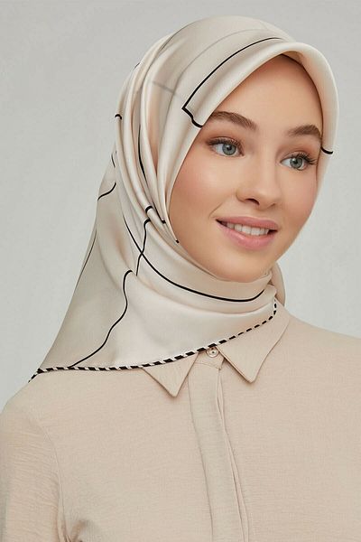Armine 2022 Twill Silk Scarf - Φθινόπωρο και Χειμώνας 8655-06