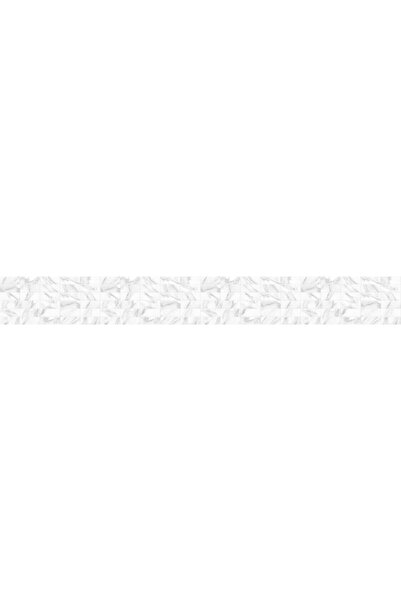 StickerArt Mutfak Tezgah Arası Folyo Fayans Kaplama Folyosu Beyaz Mermer Duvar Karo 60x500 cm