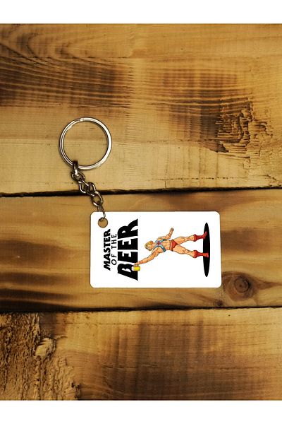 Panorama Ajans Master of the Beer - Thin Metal Keychain