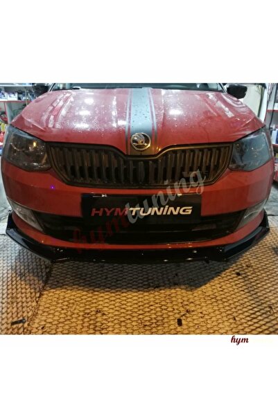 HYM TUNİNG Skoda Rapid Ön Lip, Kulaklı Voltex Model 3 Parça