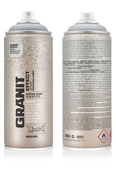 MONTANA Granit Efekt Granit Effect Sprey Boya Açık Gri 400 ml