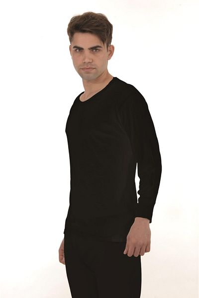 NEHİRİN Men's Wool Long Sleeve Undershirt