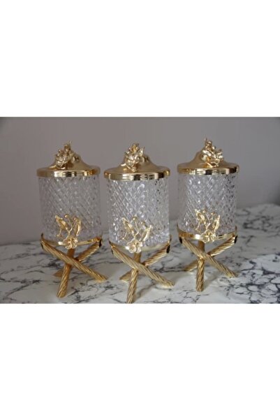 moda atölyesi Kavanoz Seti Gold Baharat Takımı Özel Tasarım