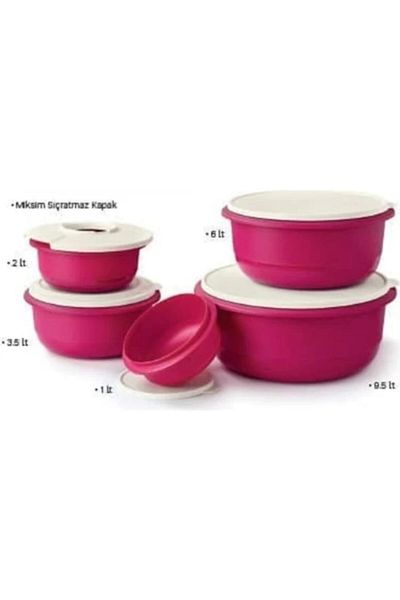 Tupperware Miksim Preparation and Storage Set of 5