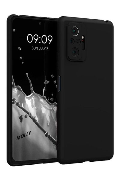 Molly Xiaomi Redmi Note 10 Pro Compatible Black Guardian Silicone Case