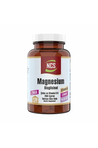NCS Zma Magnesium Bisglycinate Zincovitamin B 6 120 Tablets