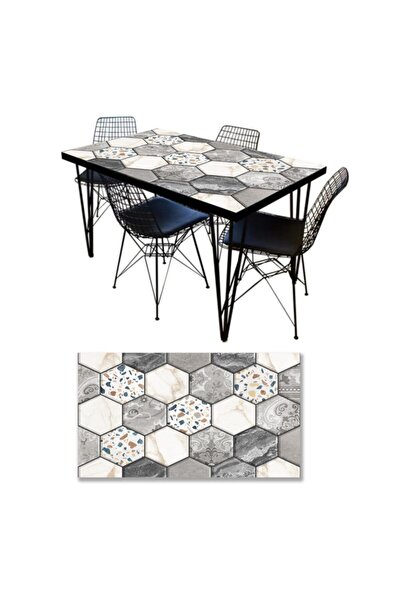 StickerArt Masa Kaplama Folyosu Mobilya Masa Kaplama Folyoları Renkli Bal Pet...