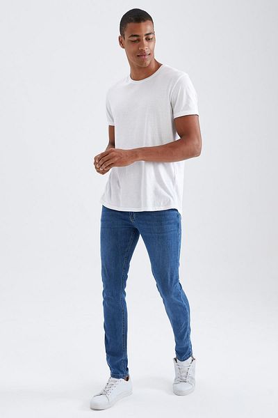 DeFacto Carlo Skinny Fit κανονική μέση στενό τζιν παντελόνι