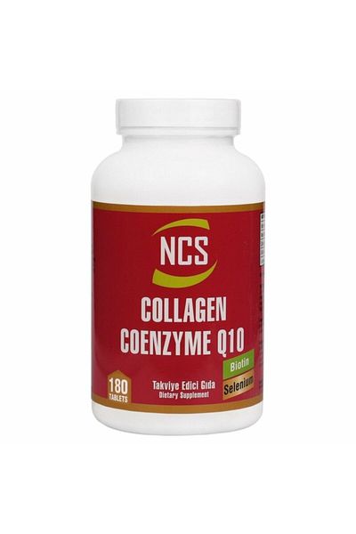 NCS HydrolyzedCollagen- Q10 Coenzyme, Biotin,ZincandSelenium180 Tabletsx3 Pieces