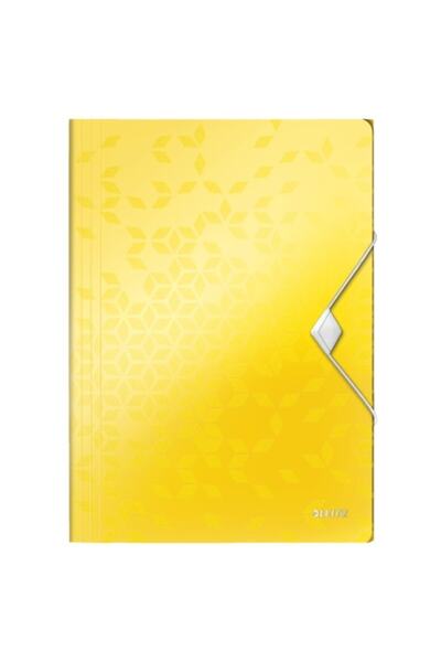 Leitz Active Wow Ince Lastikli Dosya Sarı