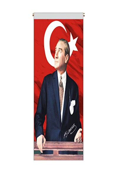ZC Bayrak 50x70 Atatürklü Türk Bayrağı Pakette 10 Adet Vardır