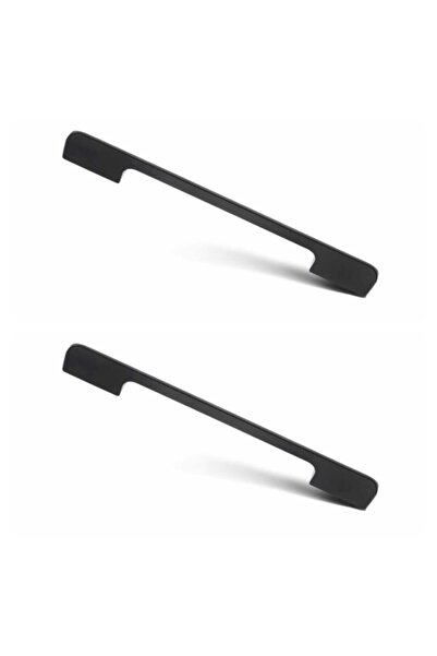 ARON Meriç Kulp Mat Siyah (2 Adet) Mobilya Vestiyer Çekmece Mutfak Dolap Kulbu 128-160mm Çift Ölçü