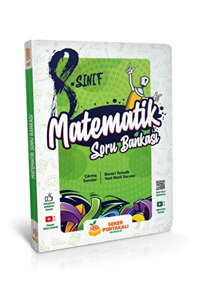Şeker Portakalı Yayıncılık 8.sınıf Matematik Soru Bankası Postitli