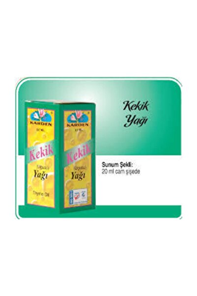 Karden Kekik Yağı 20 ml