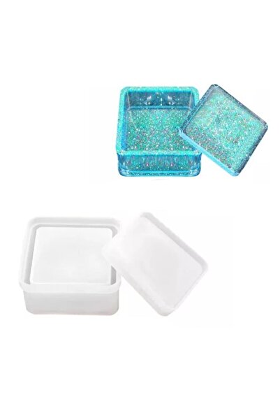 Dörtgen Kapaklı Kalıp - 8x3.8 cm -Kod:981