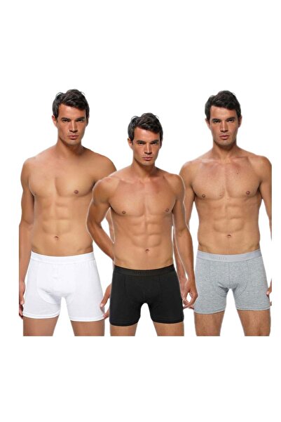 GÜMÜŞ ελαστικό ύφασμα Ανδρικά μποξεράκια 3-συσκευασία Μικτά