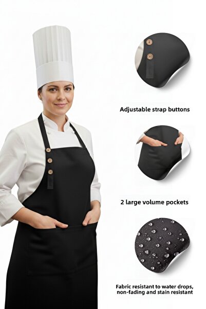 homytextiles مريلة مطبخ مقاومة للماء |   شيف، مريلة باريستا |   مريلة متعددة ...