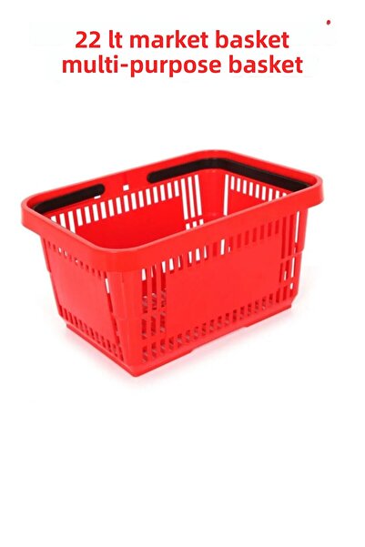 Manken İstanbul 22 Liter Market Basket with 3 Handles - Shopping Basket