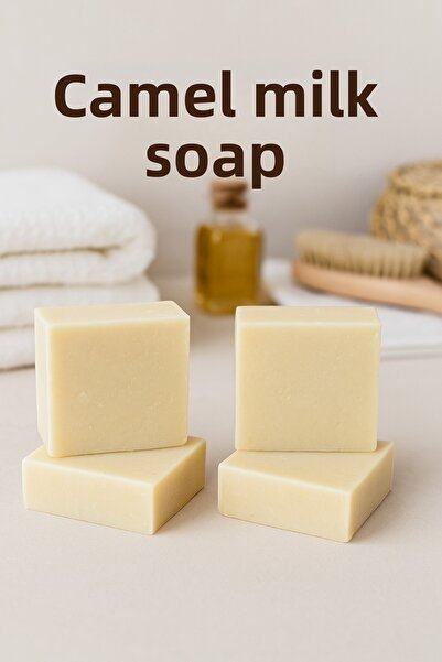 Newleaf 4 قطع صابون حليب الإبل – صابون مرطب ومضاد للشيخوخة 110 جرام