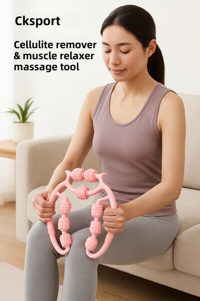 SLİPT جهاز تدليك بـ 9 عجلات، أداة لاسترخاء العضلات ودعم الدورة الدموية