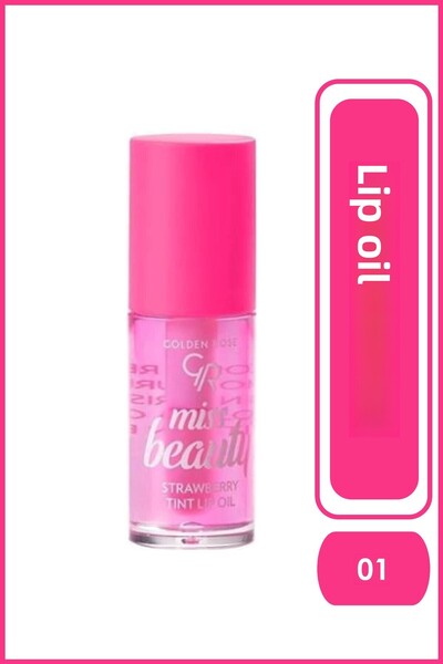 Golden Rose Mıss Beauty Έλαιο Χειλιών με Χρώμα Φράουλας