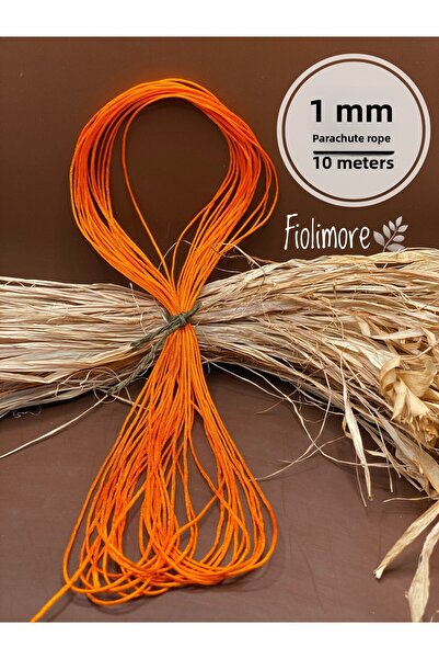 Fiolimore Parachute Cord Orange Color 1St Quality 10 Meters Jewelry Bracelet ...