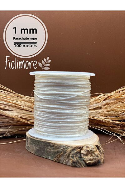 Fiolimore Snur pentru parașuta 1 mm Ecru 084 1. Calitate (1 bobină 100 metri)...