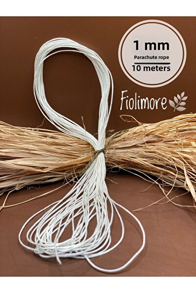 Fiolimore Parachute Cord Ecru 084 Color 1St Quality 10 Meters Jewelry Bracele...