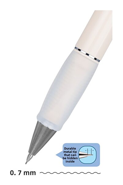 Serve Deep Natural Colors 0.7mm Mechanical Pencil - Ivory
