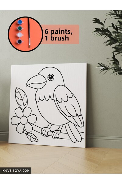 CeSht Canvas Painting Set Includes Brush and Paint