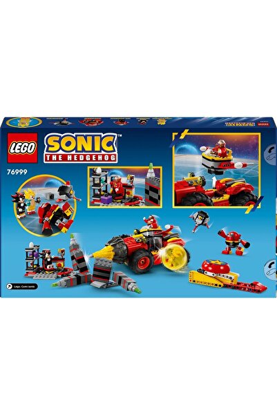 LEGO ® سونيك الدراج ضد سوبر سونيك. مجموعة بناء Egg Drillster 76999 للأطفال بعمر 8 سنوات فما فوق (590P)