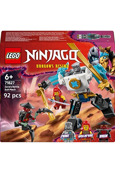 LEGO ® NINJAGO® Zane’s Battle Suit Mech Pretend Play Toy Set 71827