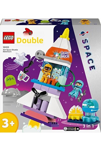 LEGO ® Duplo ® 3 in 1 Space Shuttle Adventure 10422 - 3+ Educational Toy Construction Set (58 Pieces)