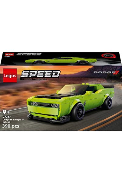 LEGO Speed Champions Dodge Challenger SRT Hellcat 6526985 – Build & Display (9+ yrs)