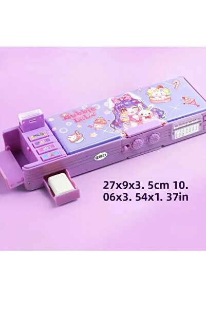 AYVİ حافظة أقلام قابلة للتحويل مع قفل بكلمة مرور، حامل أقلام متعدد الوظائف مع...