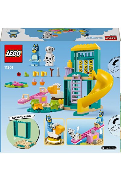 LEGO Bluey - Fun at the Playground with Blue and Chloe 11201, 104 pieces