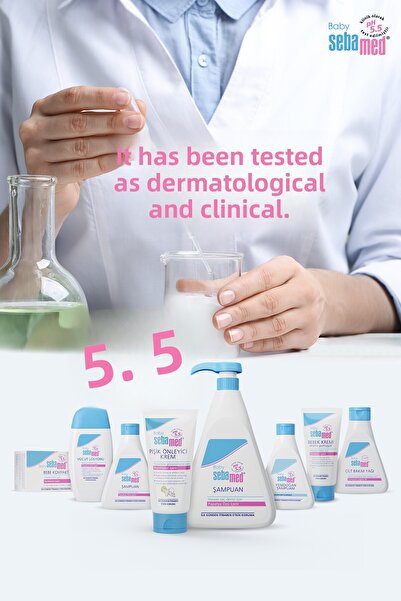 Sebamed شامبو للأطفال - خلاصة البابونج الفعالة بدرجة حموضة 5.5، 250 مل