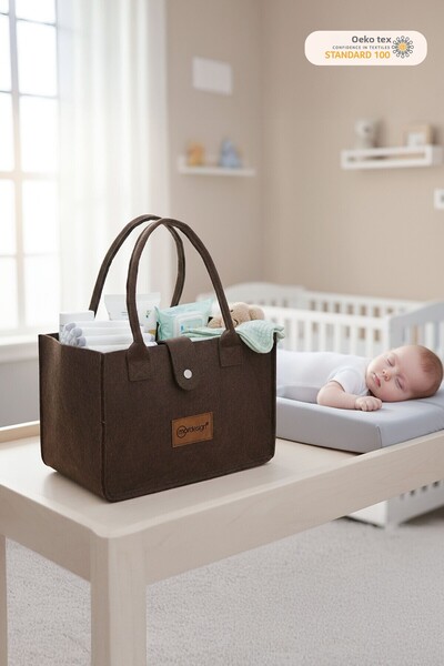 mordesign Portable Felt Bag |   Newborn Diaper Bag, Women's Bag, Home & Travel Organizer
