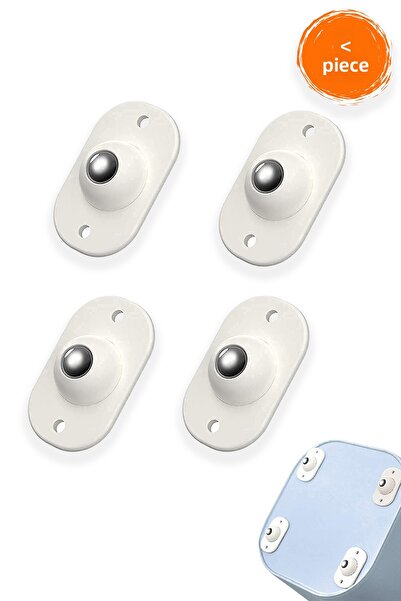 EVİMDM جهاز منزلق البضائع 4 قطع عجلات لاصقة صغيرة عجلات كروية صغيرة قابلة للد...