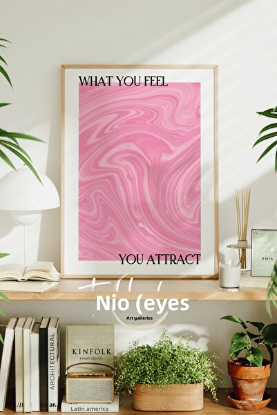 tablodea Pictură cu poster înrămat cu aura, Pictură decorativă abstractă cu a...