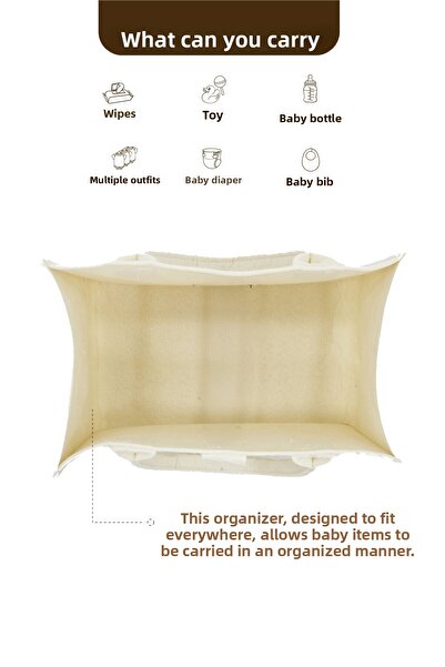 mordesign Portable Felt Bag |   Newborn Diaper Bag, Women's Bag, Home & Travel Organizer